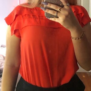 dark orange top